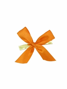 Afbeelding van Zak à 250 strik 6 cm met sluitstrip, oranje
