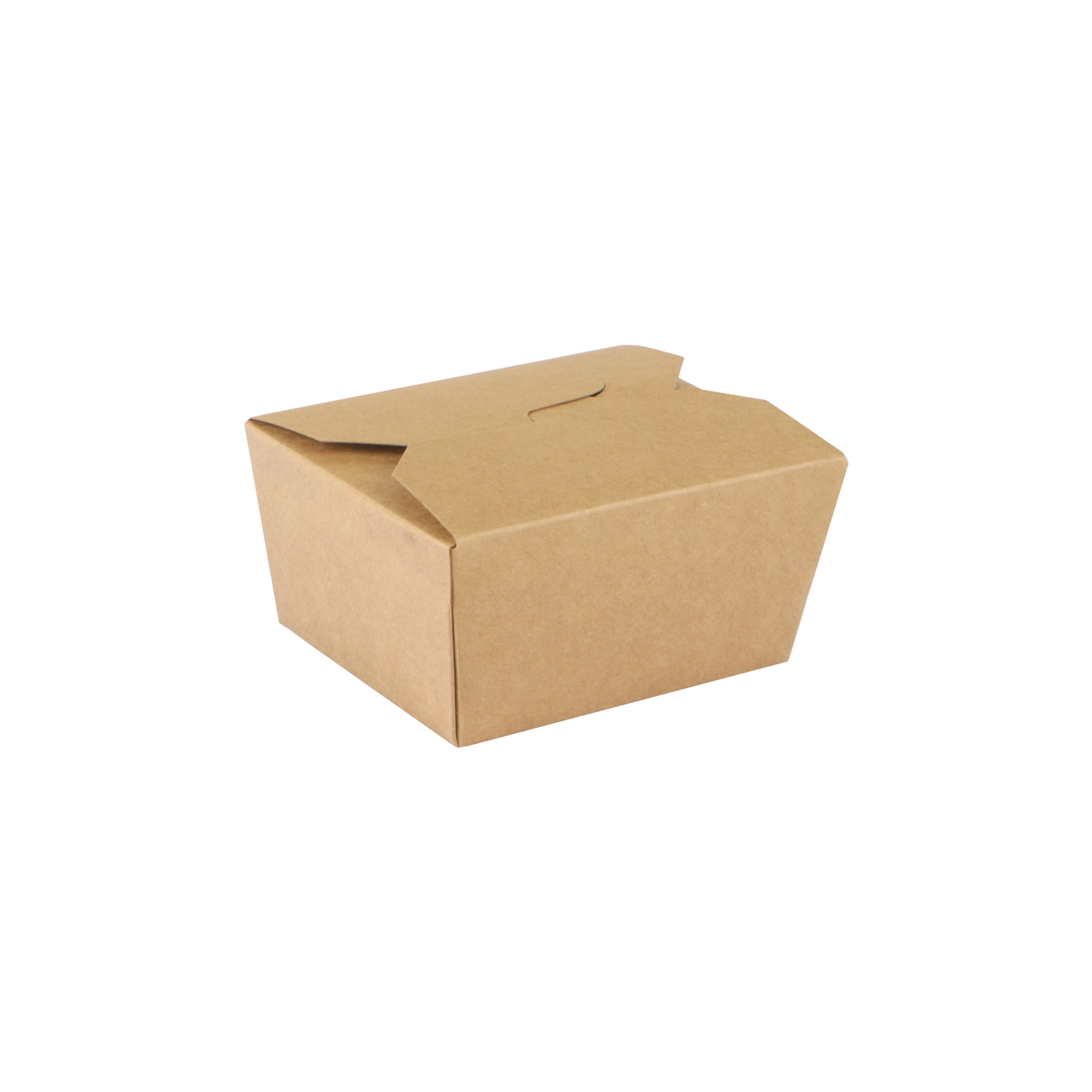 Picture of Ds à 200 bruinkraft/pe coated 800ml lunchbox 13,2x10,4x6,4 cm