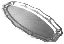 Picture of Luxe alu caterware schaal ovaal 29x60 cm (uc)