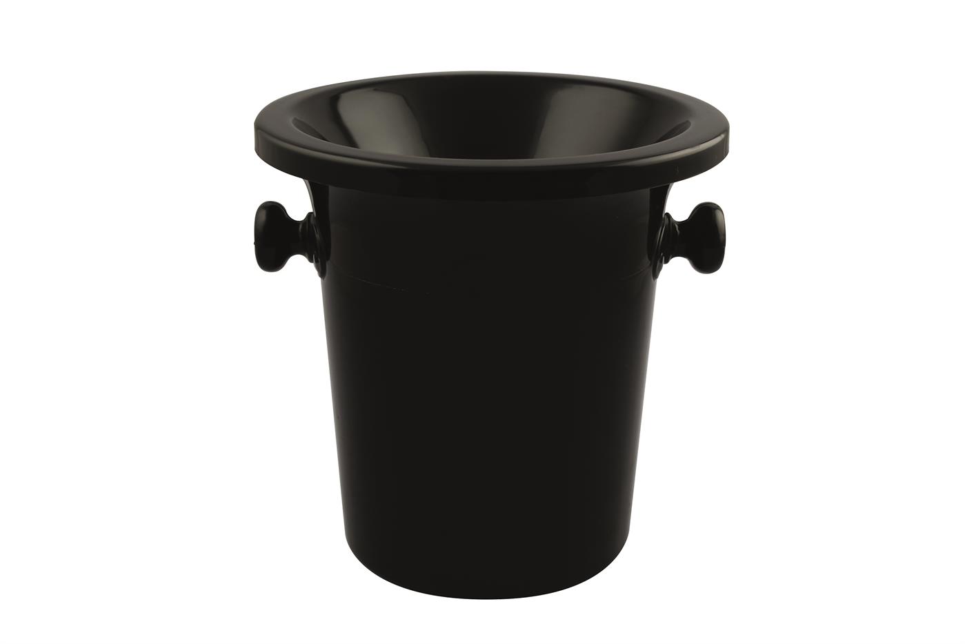 Afbeelding van Spittoon 21x20 cm 3 liter zwart (ucl)