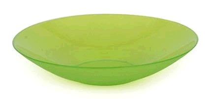 Picture of Schaal glas r20 cm mat groen Banda (uc)