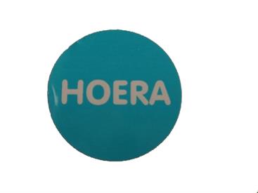 Picture of Rol à 1000 etiket 4 cm Hoera  (uc)