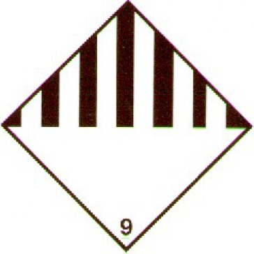 Picture of Rol à 1000 gevaren etiket ½ streep (uc)