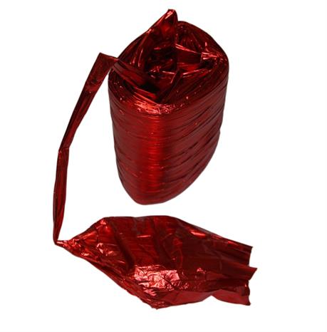 Afbeelding van Rol decofiok lint 50 mtr metallic rood (ucl)