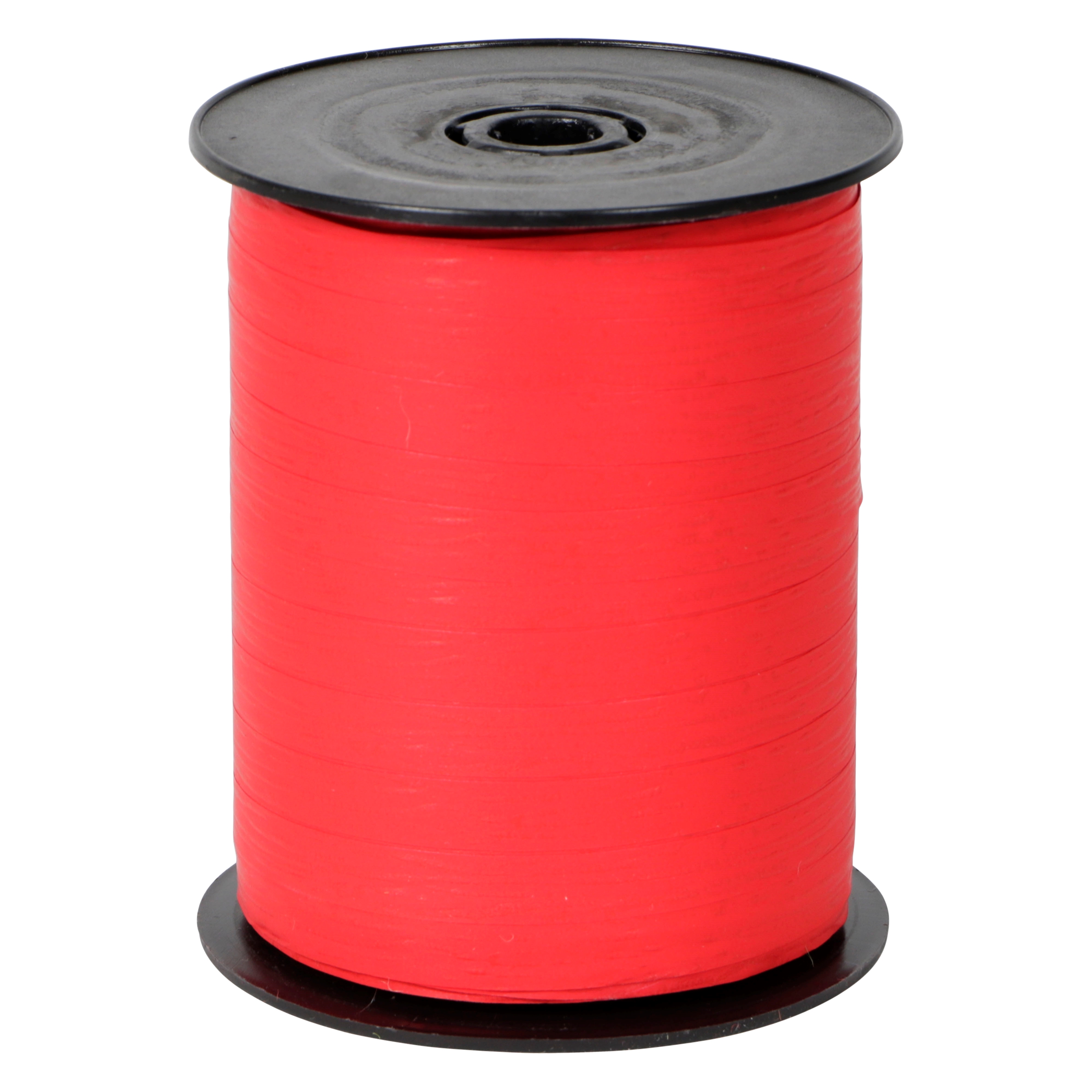 Afbeelding van Rol krullint paperlook 10 mm 250 mtr  rood