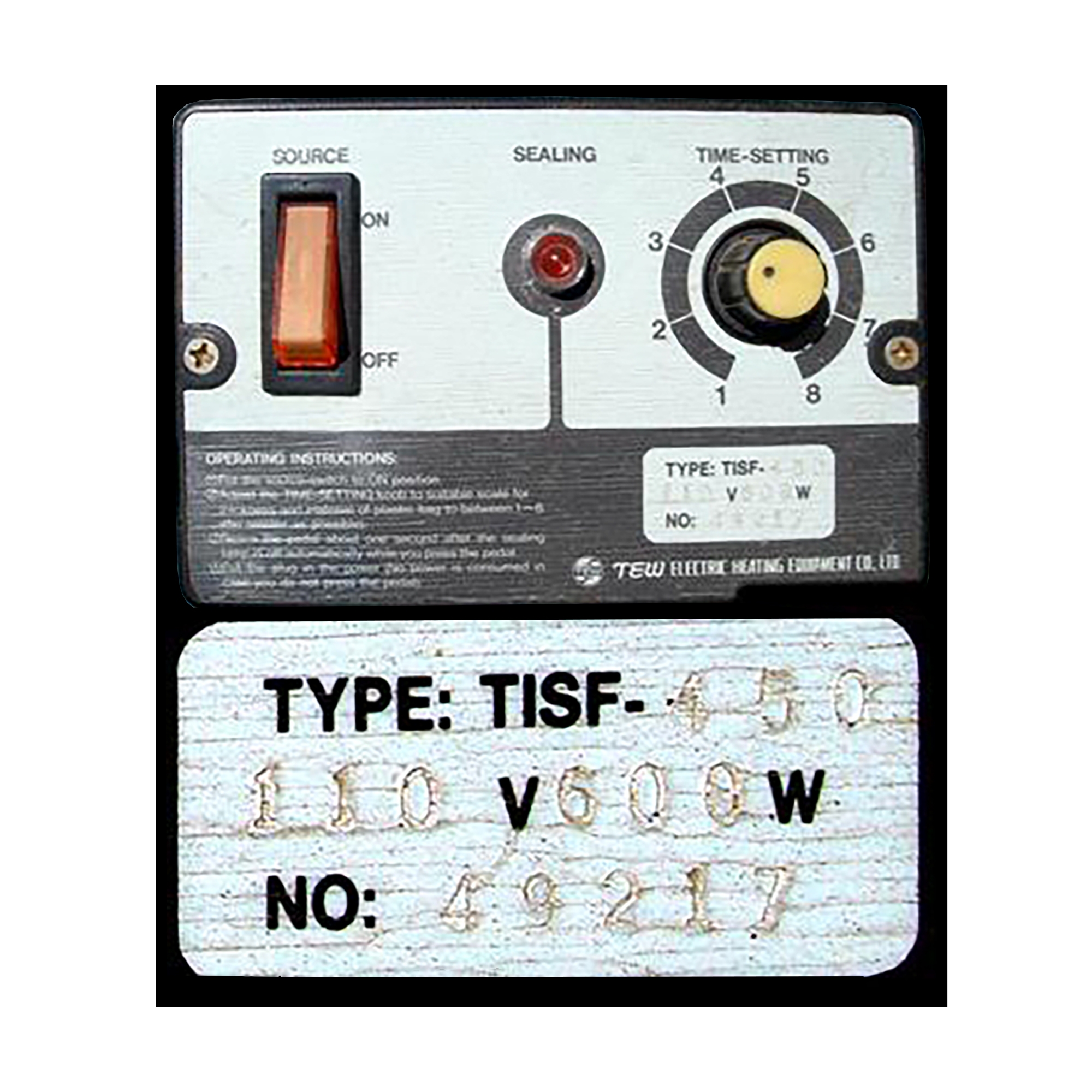 Picture of Timer voor Tisf 450