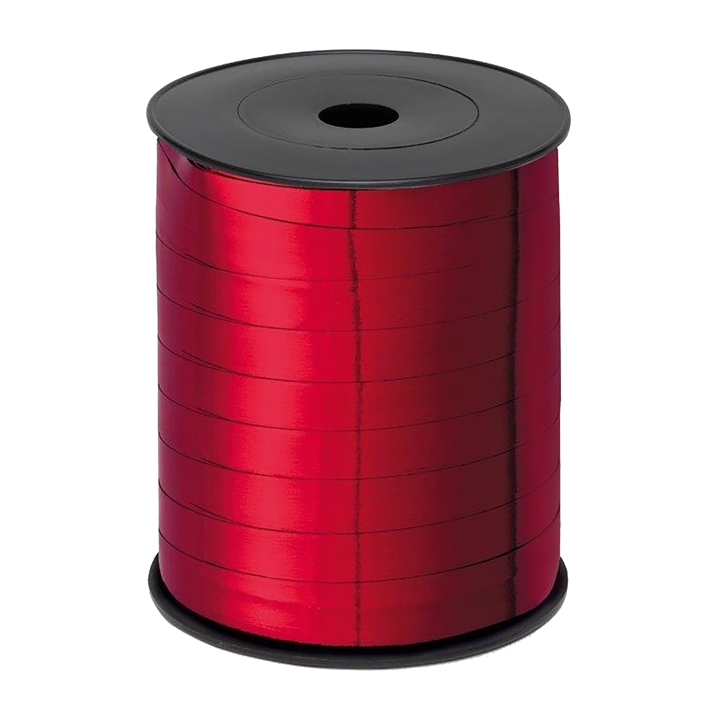 Afbeelding van Rol krullint 10 mm 250 mtr metallic bordeaux rood